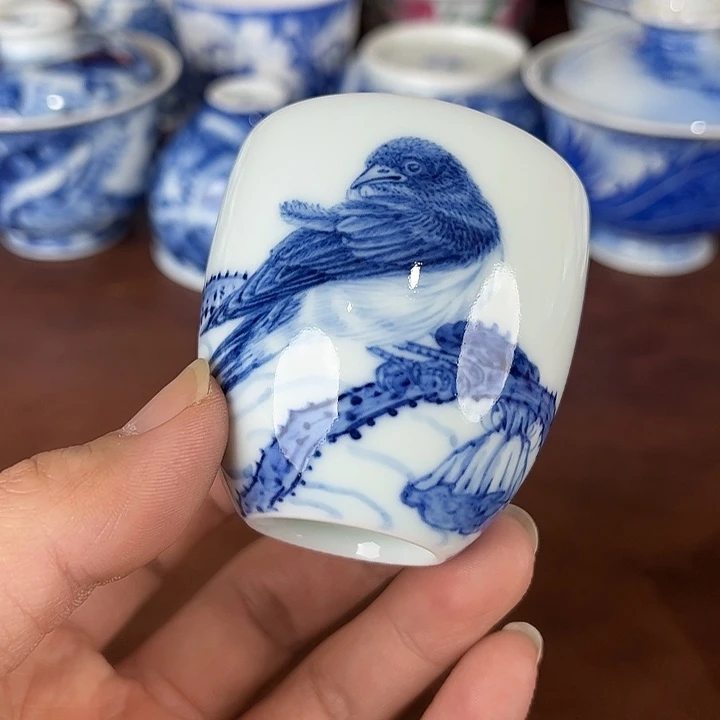 瓷片景德镇全手工手绘陶瓷