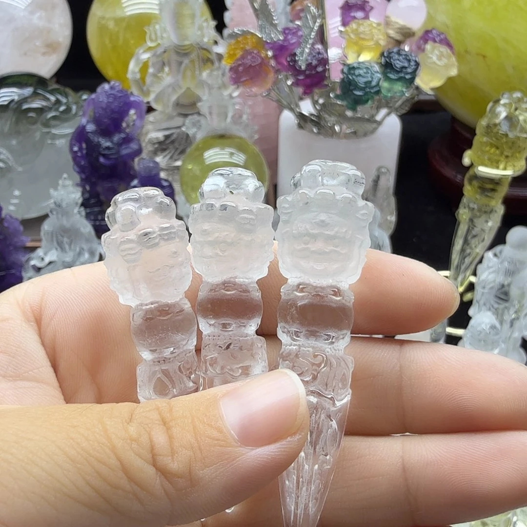 水晶摆件未镶嵌水晶云**儿