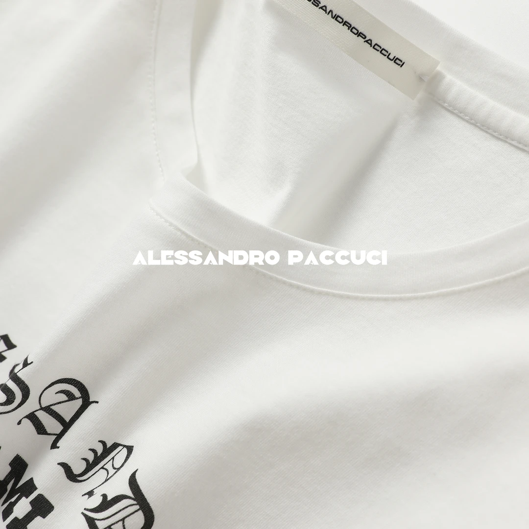 AP洛哥52071TT【迈阿密】100长绒棉印花圆领落肩宽松长袖时尚T恤