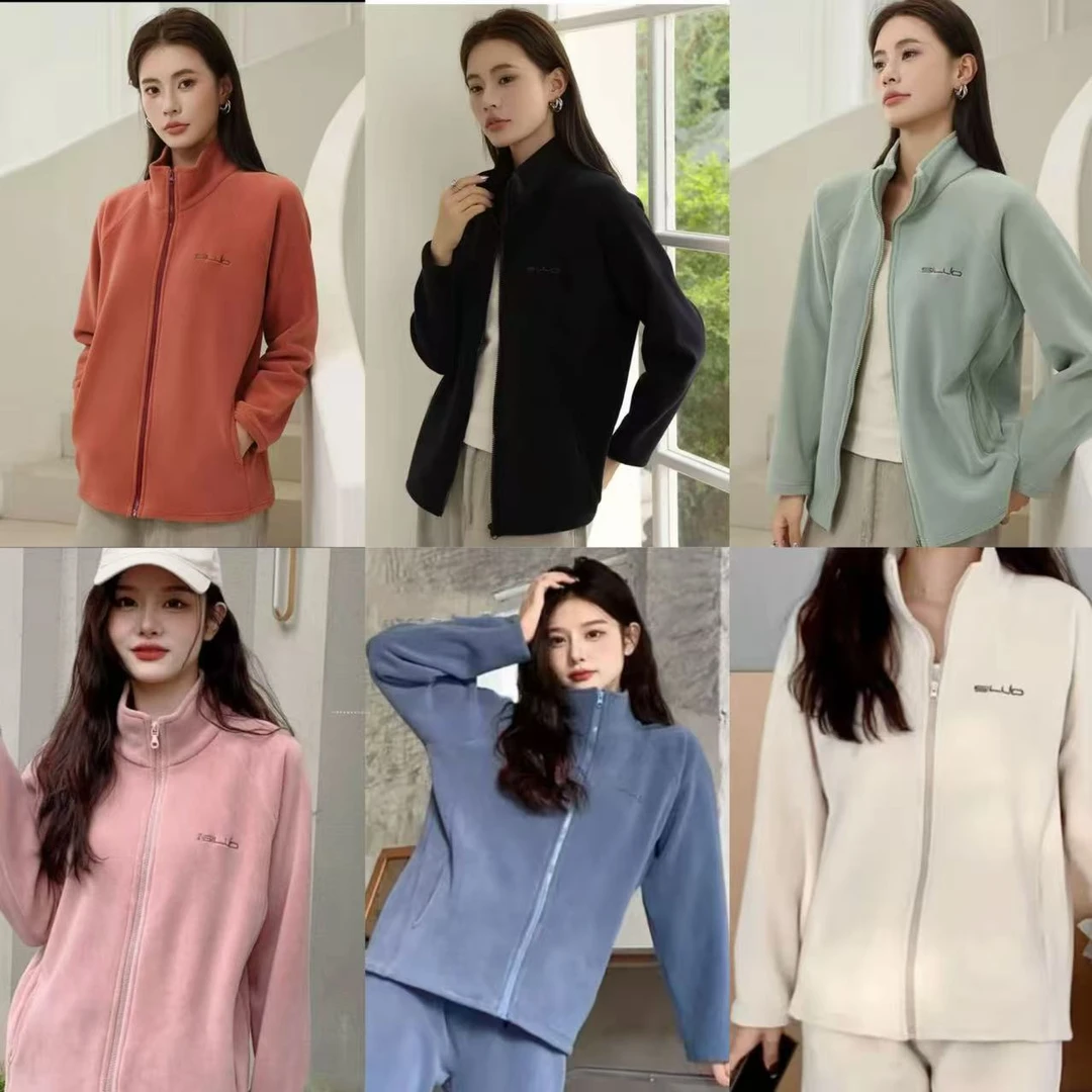 8669-女士云感摇粒绒防风外套（颜色任意）