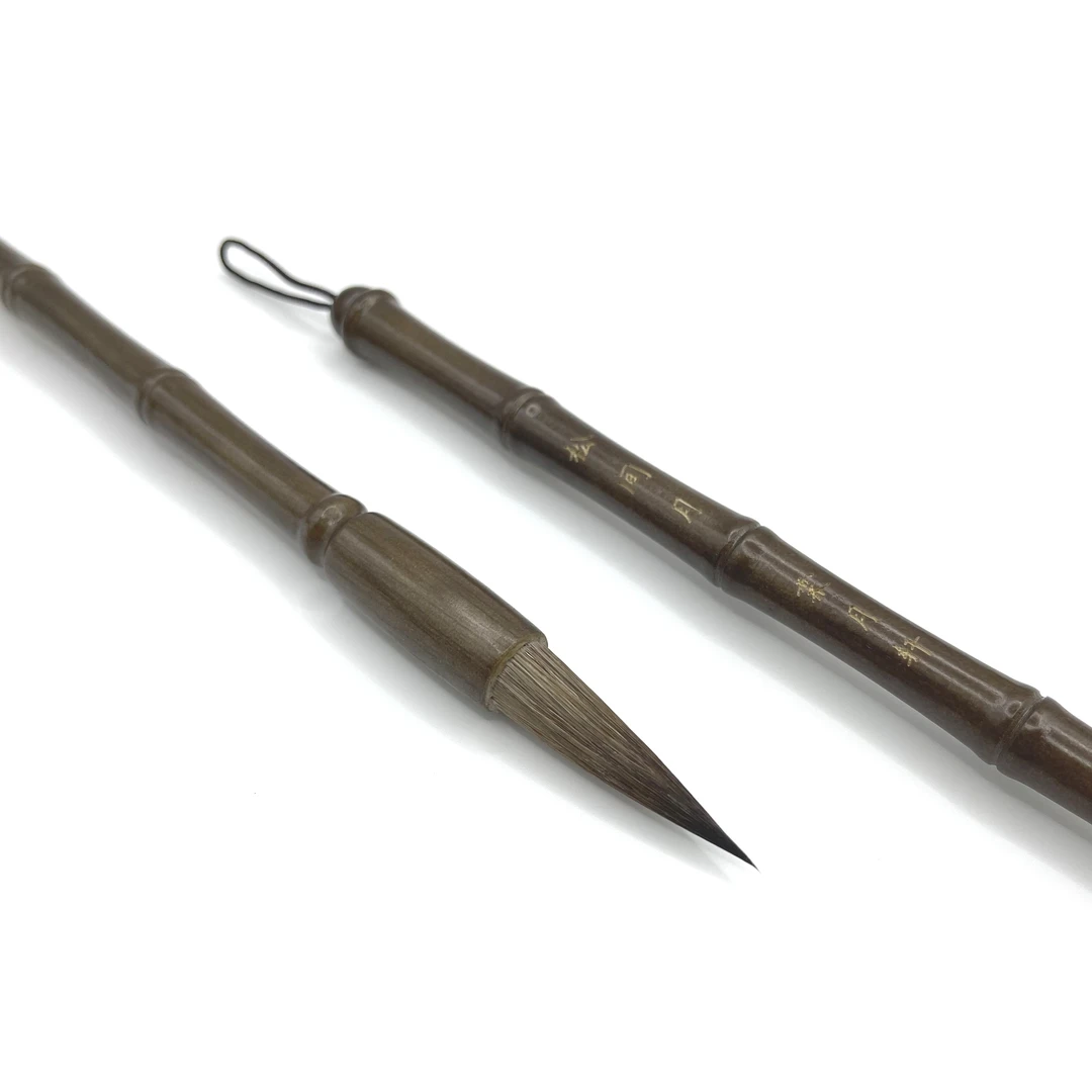 【松间月】灰尾毛笔出锋3.6口径1.0二王行草楷隶书法国画