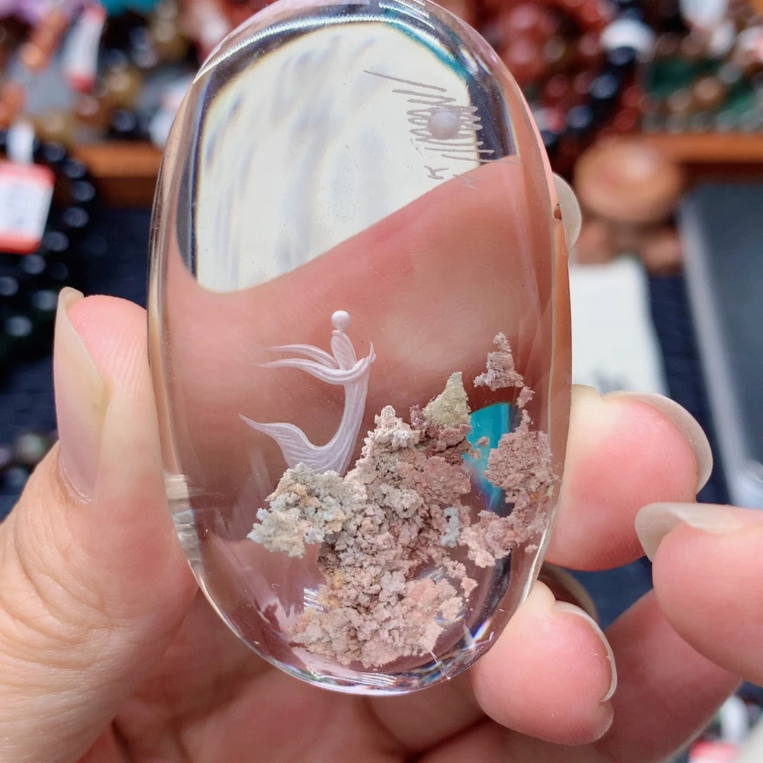 未镶嵌吊坠(赠链)水晶