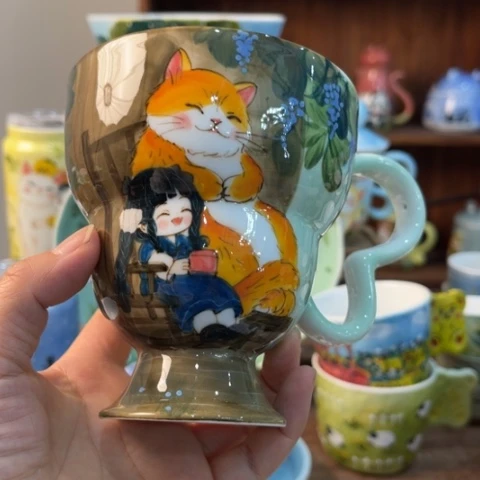 炉景德镇釉下手绘陶瓷