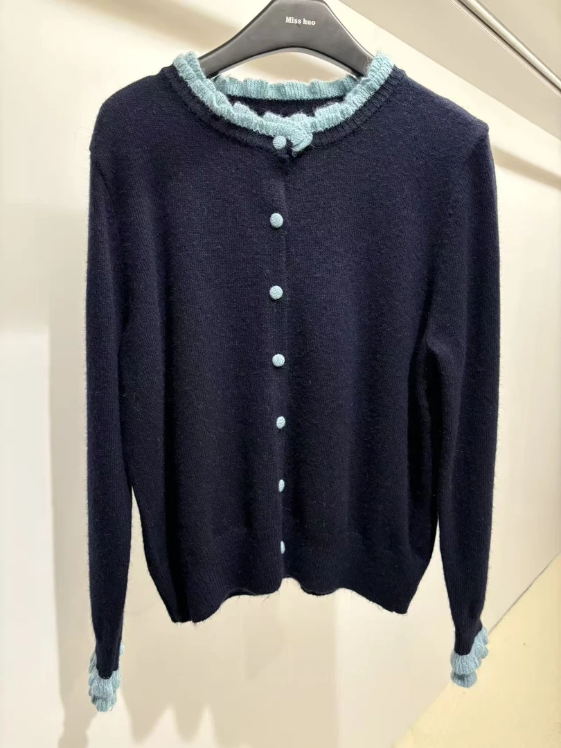 针织毛衫 A 藏青色 6732