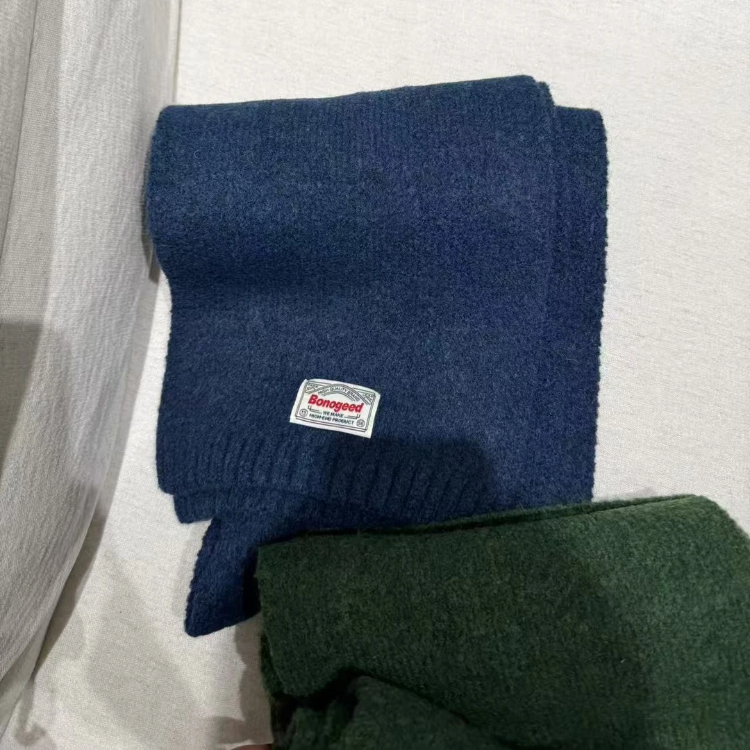 ZLAbout-us【秋冬上新】软糯亲肤纯色百搭针织围巾