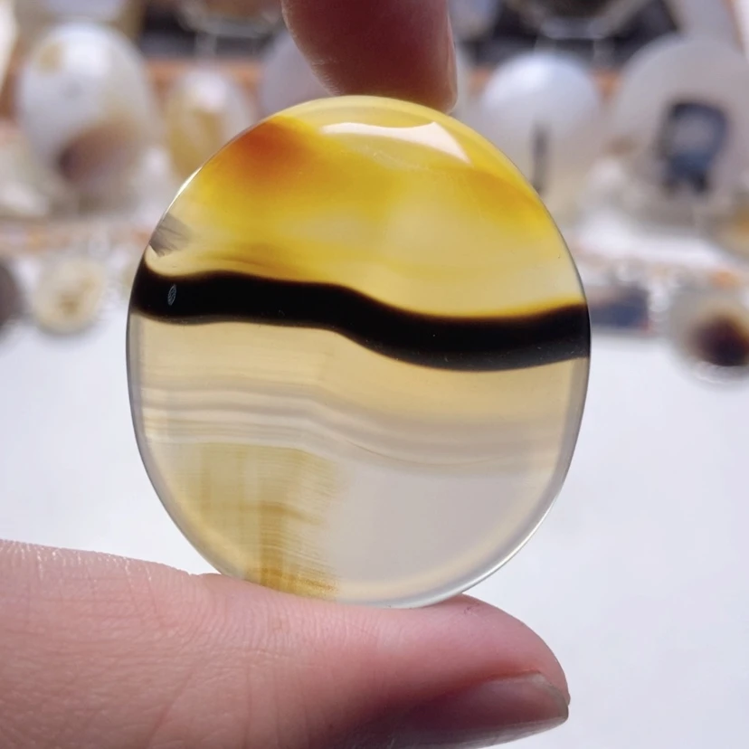 【闪购商品】玛瑙/玉髓颈饰未镶嵌石*