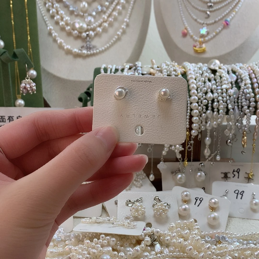 银S925镶嵌淡水珍珠手绳