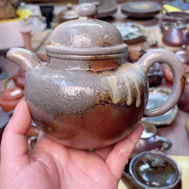 茶壶紫砂宜兴紫砂原矿泥料350