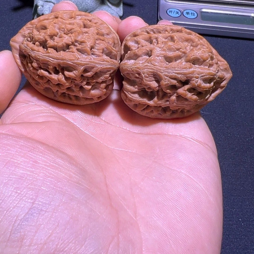 吊坠文玩核桃红锦鲤