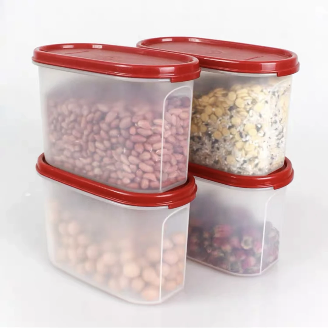 特百.惠经典干货保鲜盒1.1升冷藏干货密封防潮米桶面箱