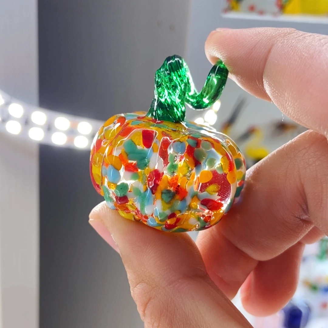 琉璃手工艺品南瓜