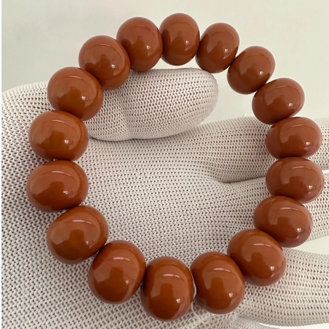 猴头核桃文玩手串-微瑕算盘珠