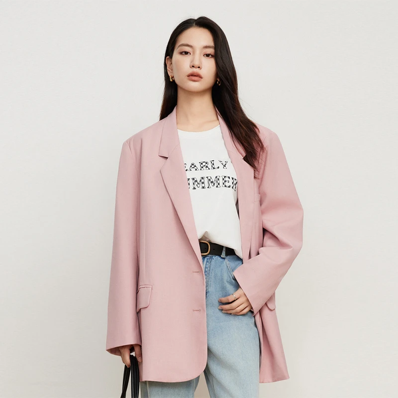 【艾w】高级感韩版休闲炸街气质西服2025春季新款七号铺撤柜女装
