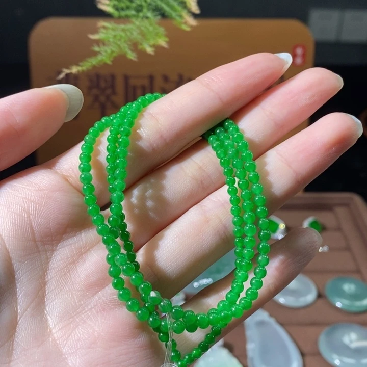颈饰未镶嵌翡翠小米珠