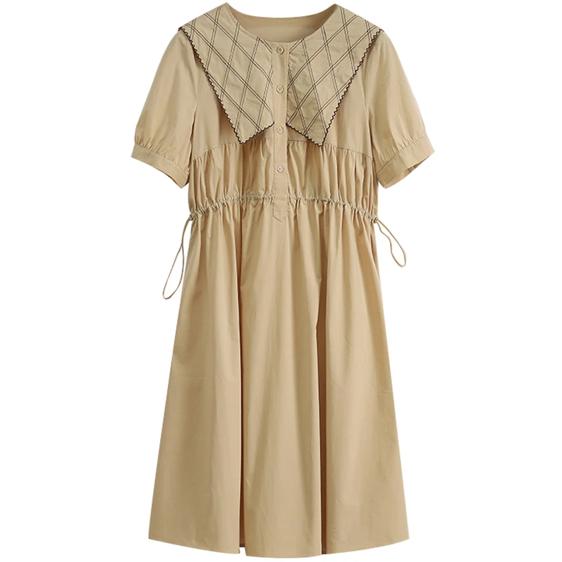 L2579-伍莎服饰云仓百搭时尚新款连衣裙夏季#SYL46L043