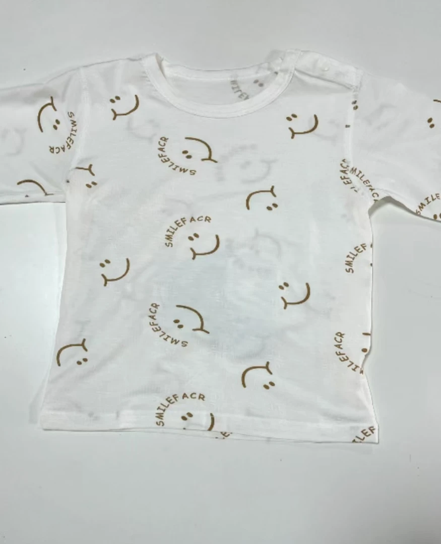 佰-【626539-203微笑笑脸】开肩上衣