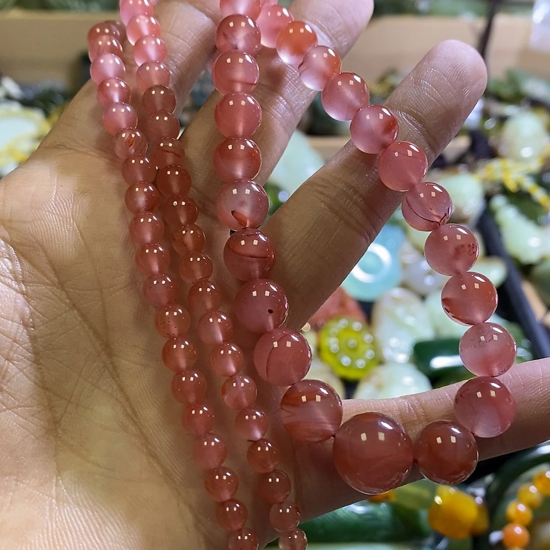 南红玛瑙未镶嵌颈饰
