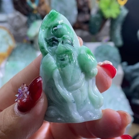 【闪购商品】颈饰未镶嵌翡翠寿星