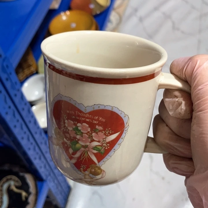 瓷片磁州窑炻器瓷茶杯约300ml