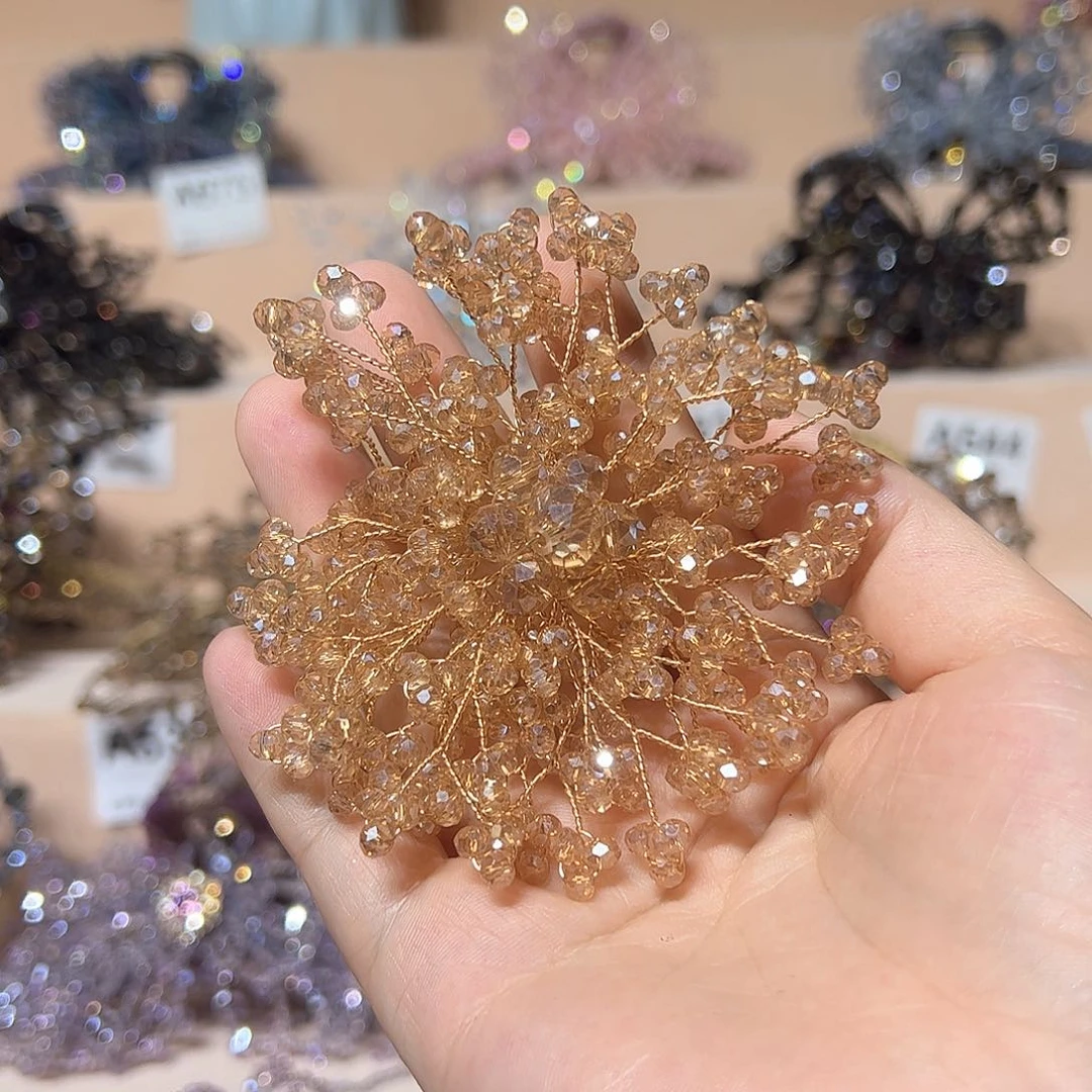 非金属仿水晶18号 做小懒人夹双流苏