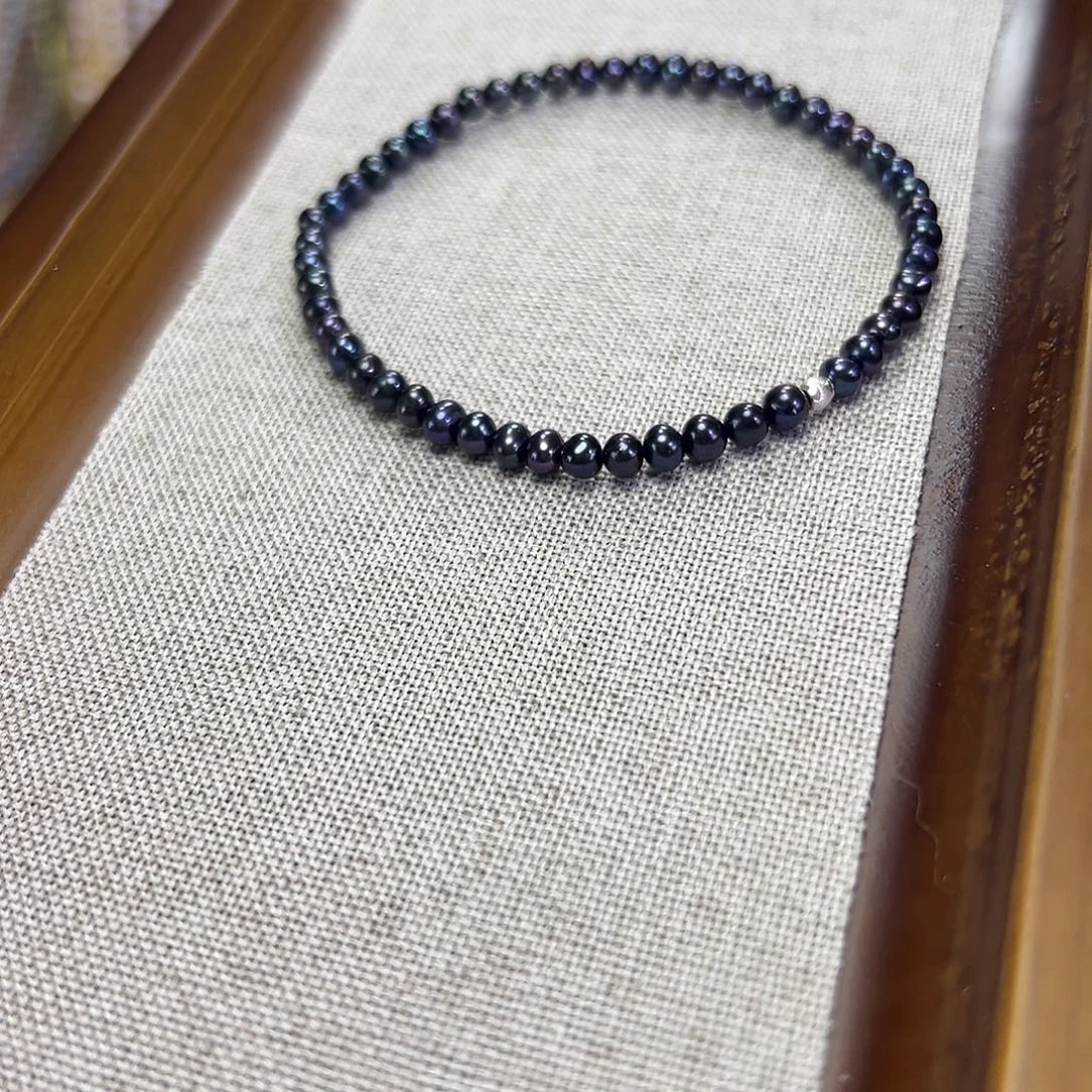 淡水珍珠钛钢手绳