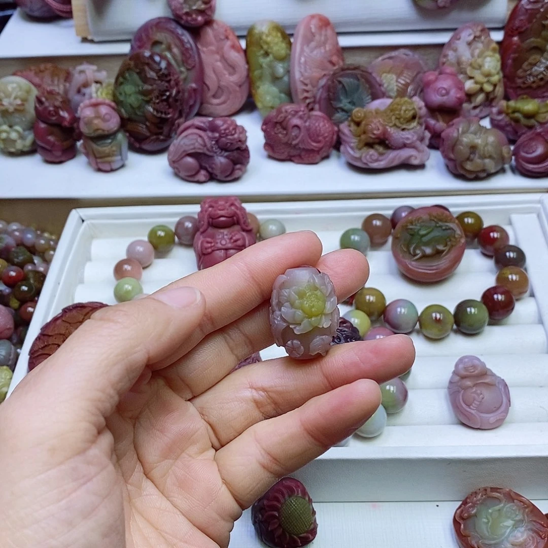 玛瑙/玉髓盐源玛瑙手链未镶嵌