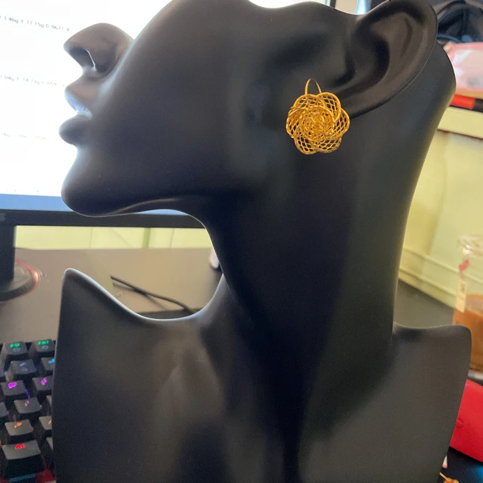 合金耳饰 合金耳饰-项链قاپلىما ئالتۇن J-0.0.5g Y-2.86g 0-0278