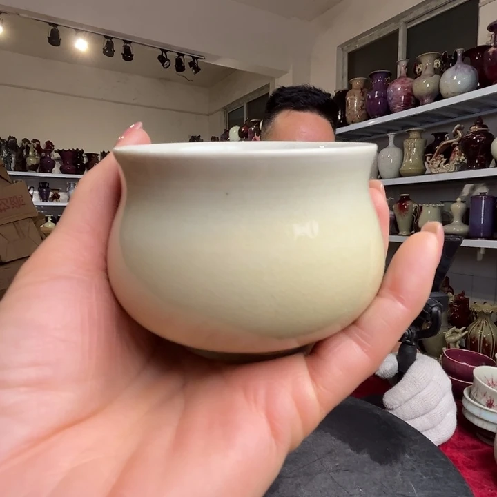 收***获瓷片牛家钧窑牛自恒老师钧瓷福袋