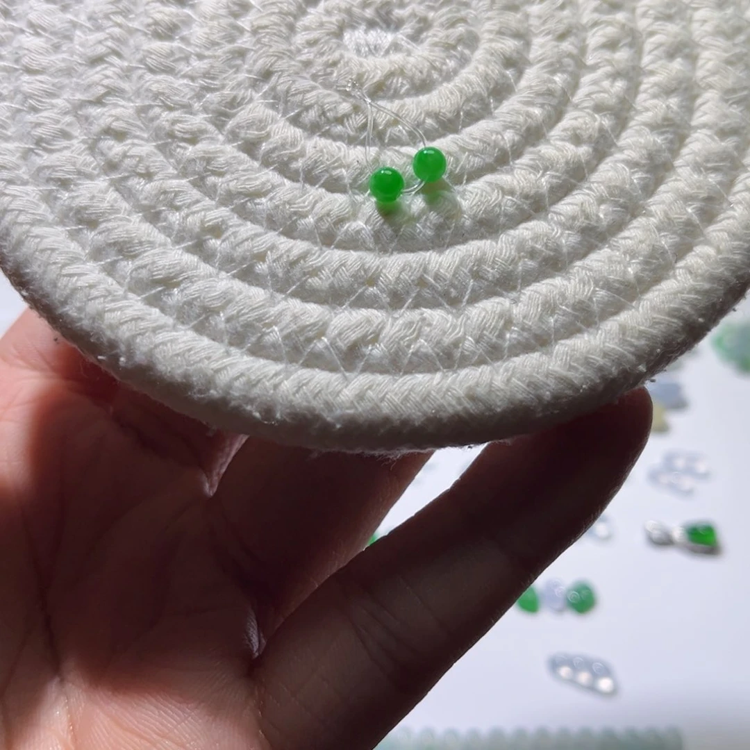 散珠翡翠紫**语裸石2颗4mm