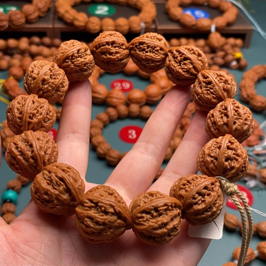 文玩核桃手串22尺寸八棱