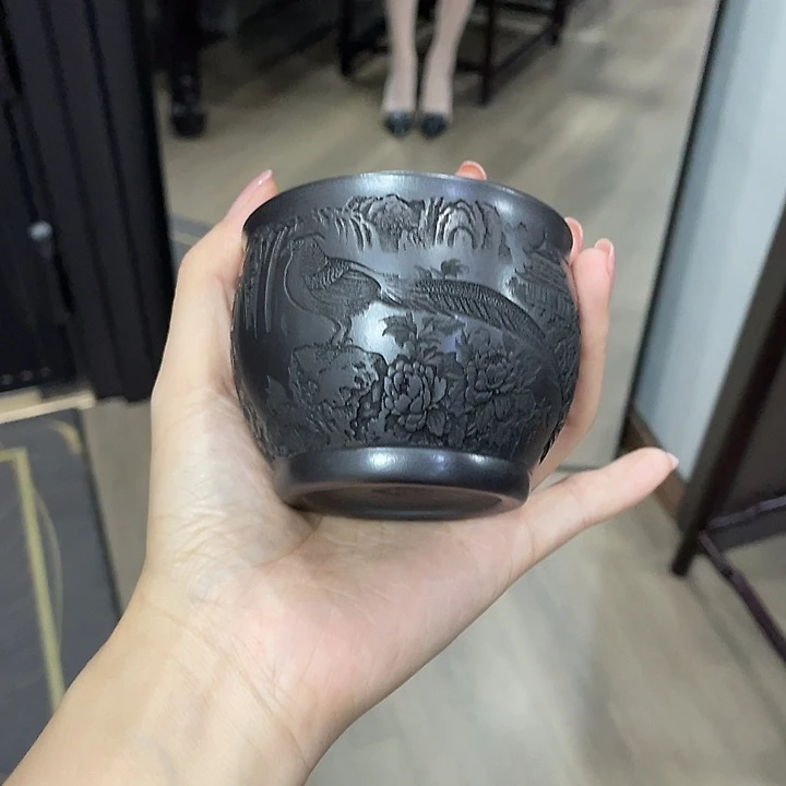 茶壶紫砂全手工打造