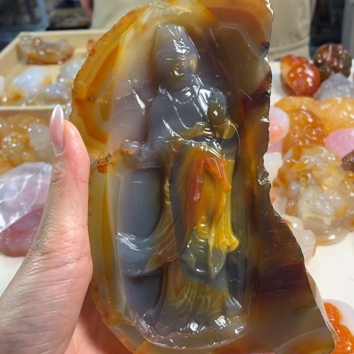 玛瑙/玉髓未镶嵌吊坠(不含链)