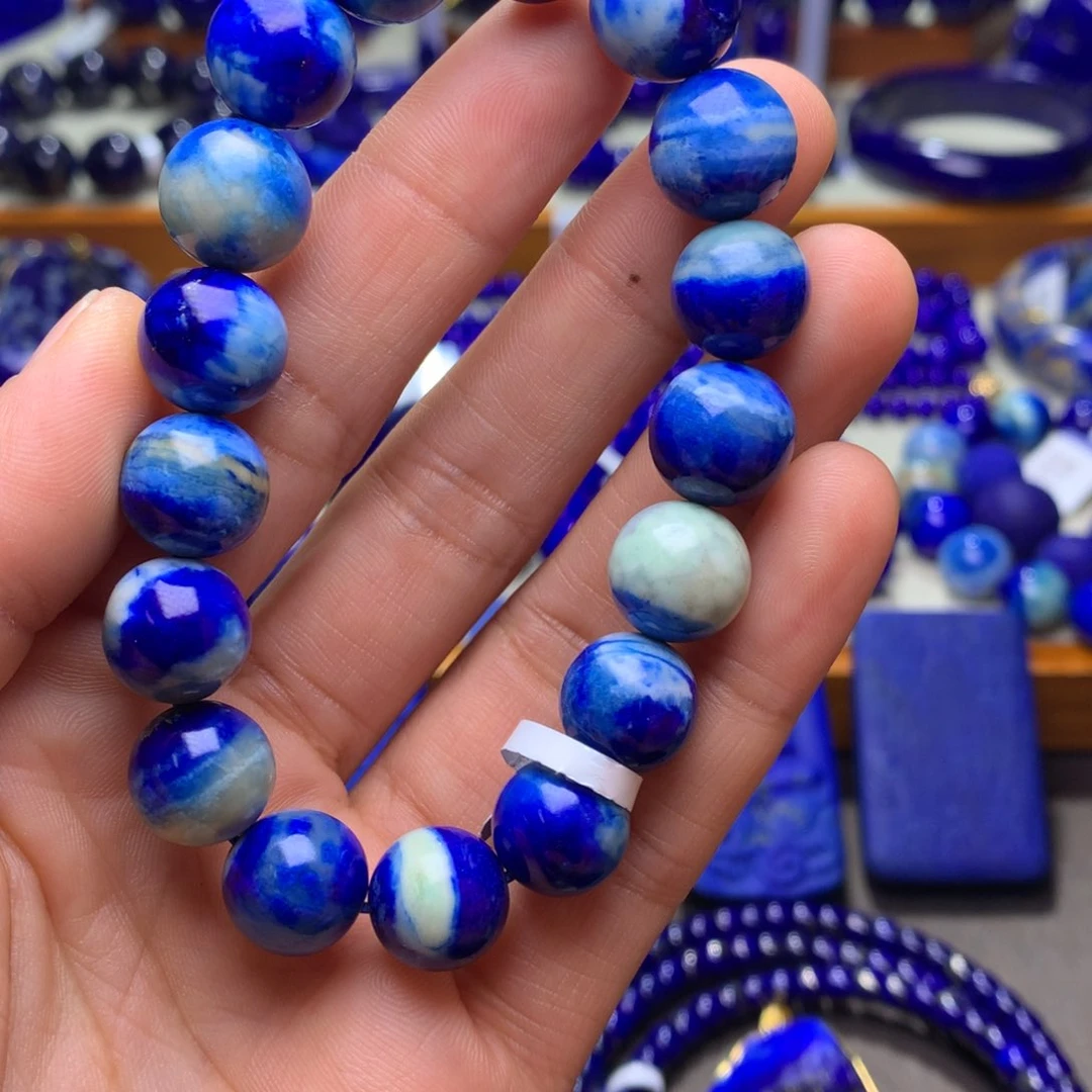 青金石手串未镶嵌12mm432