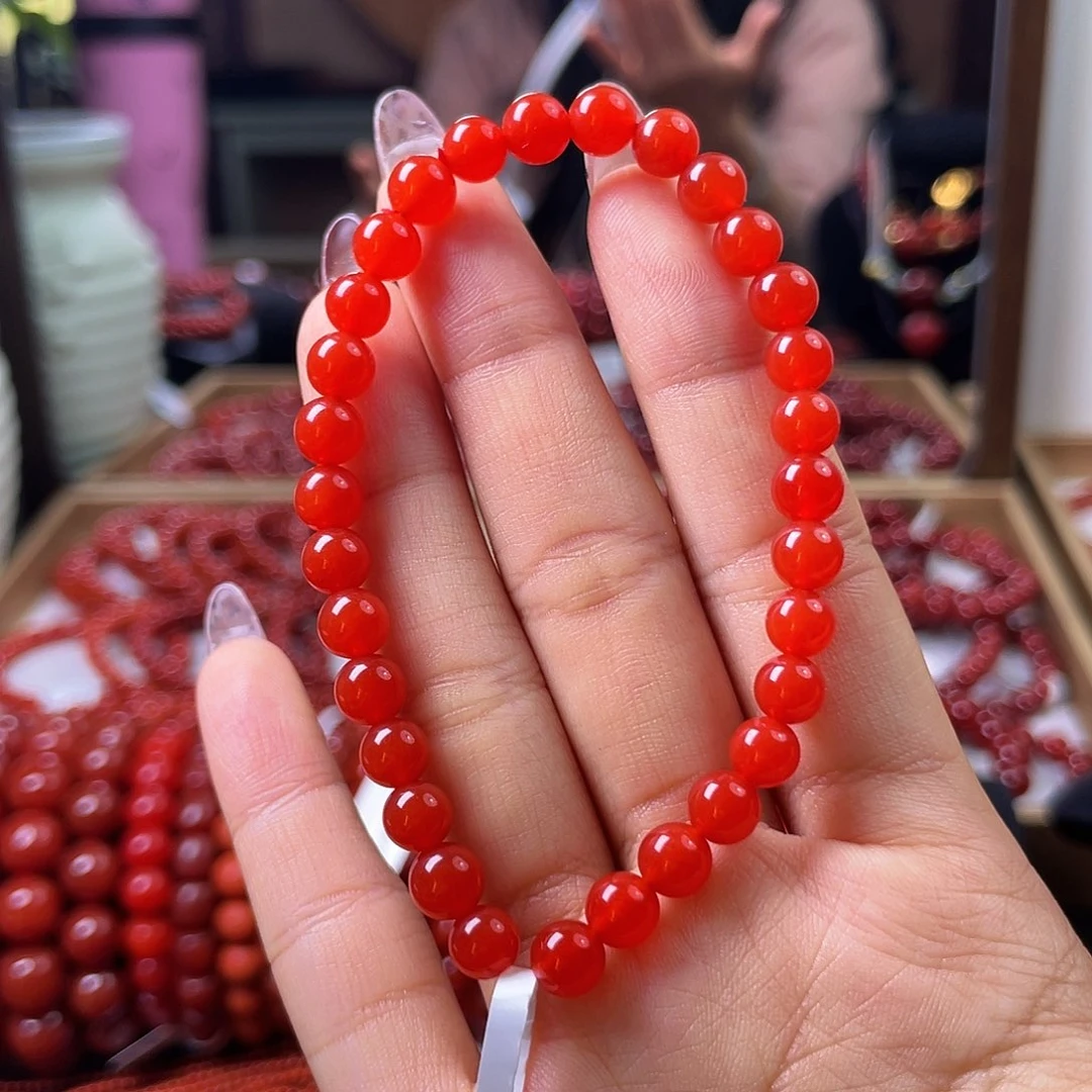 未镶嵌手链南红玛瑙