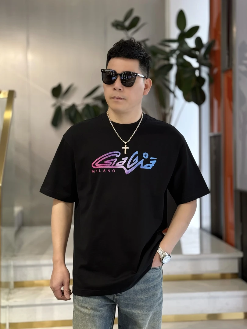 【断码短袖】春夏男士潮流时尚纯棉印花半袖简约百搭休闲宽松短袖