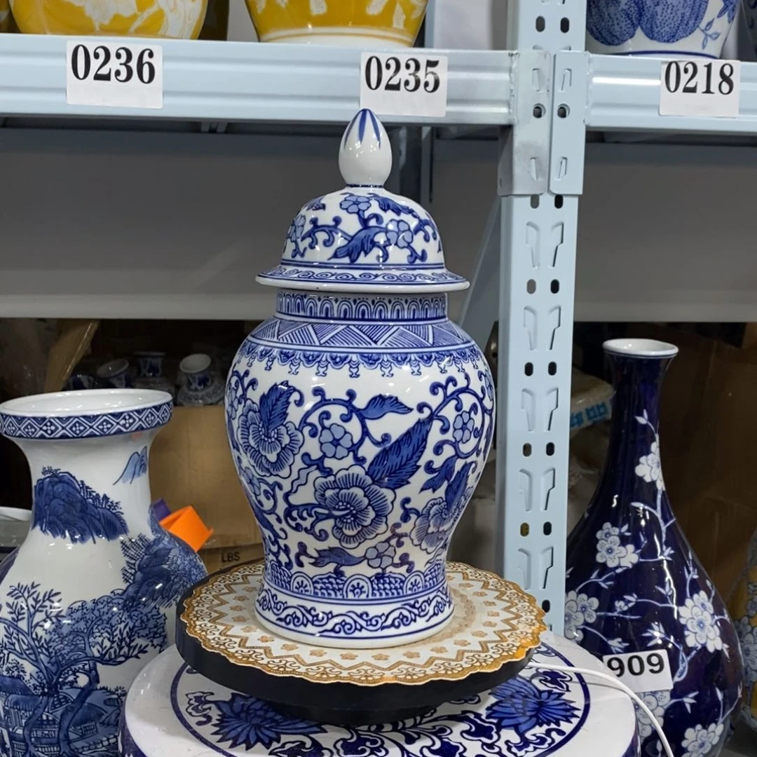 【闪购商品】摆件将军罐花瓶摆件