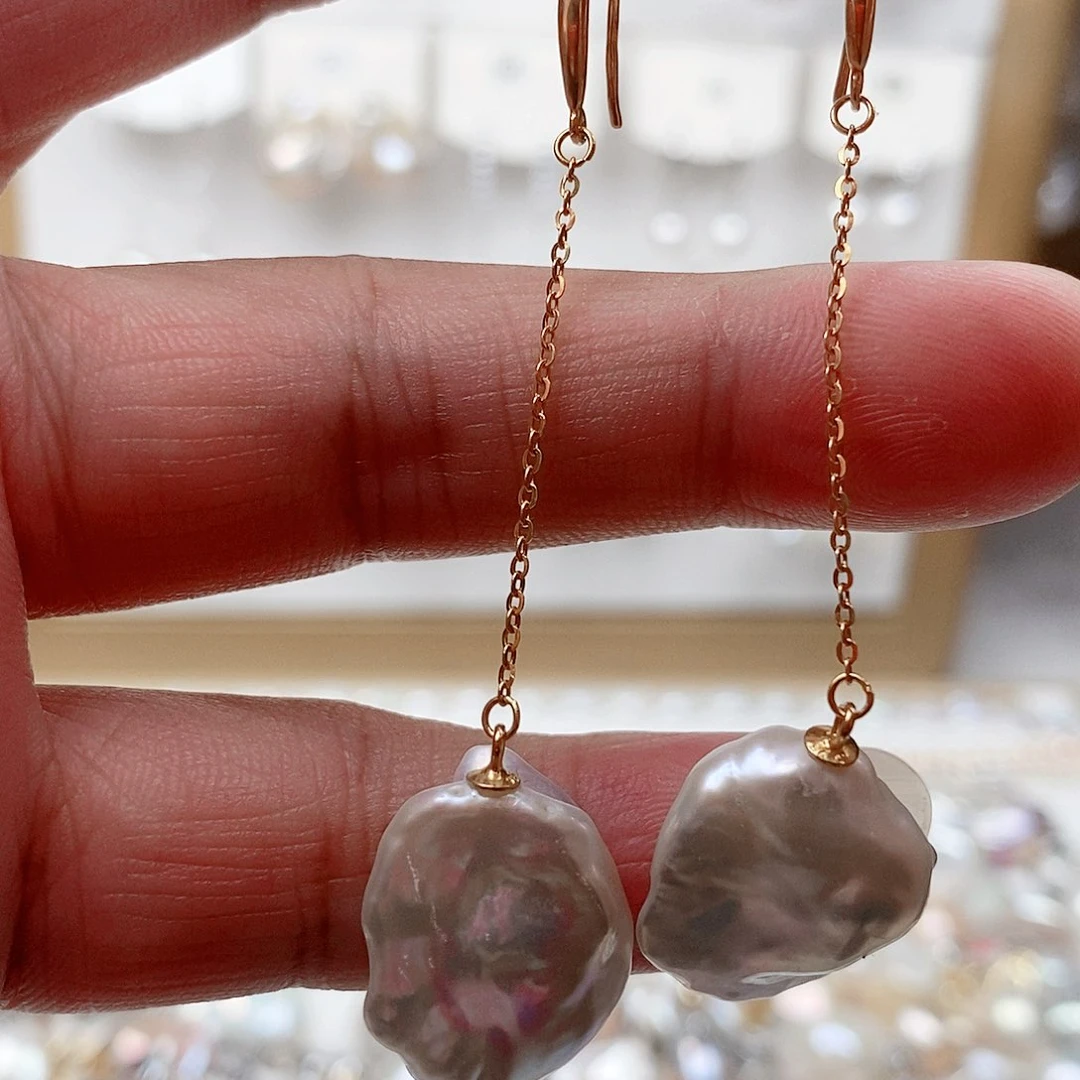 淡水珍珠银S925镶嵌颈饰