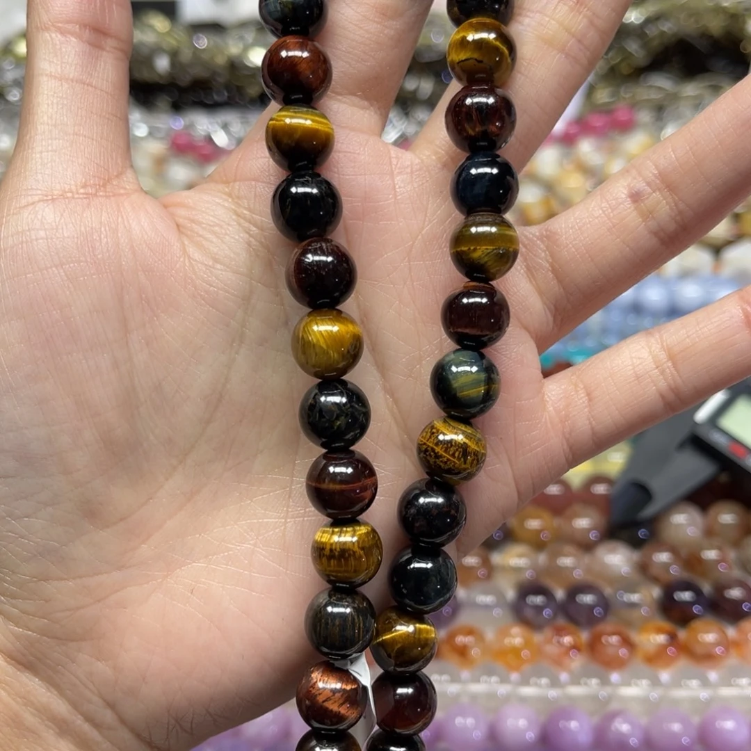 玛瑙/玉髓未镶嵌颈饰天然彩虎卡10➕长条38厘米