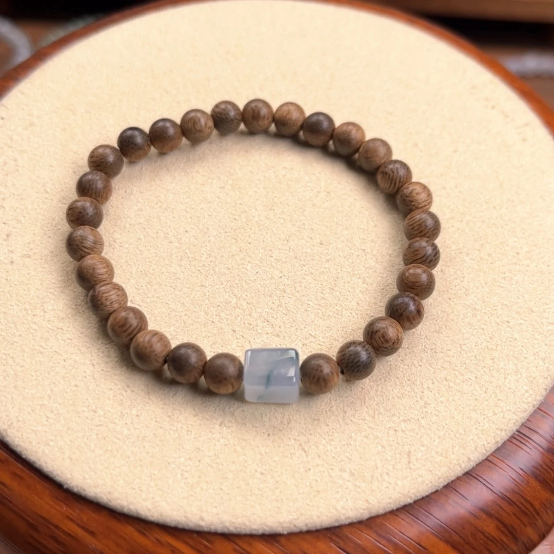 散珠翡翠蓝紫飘花小方珠