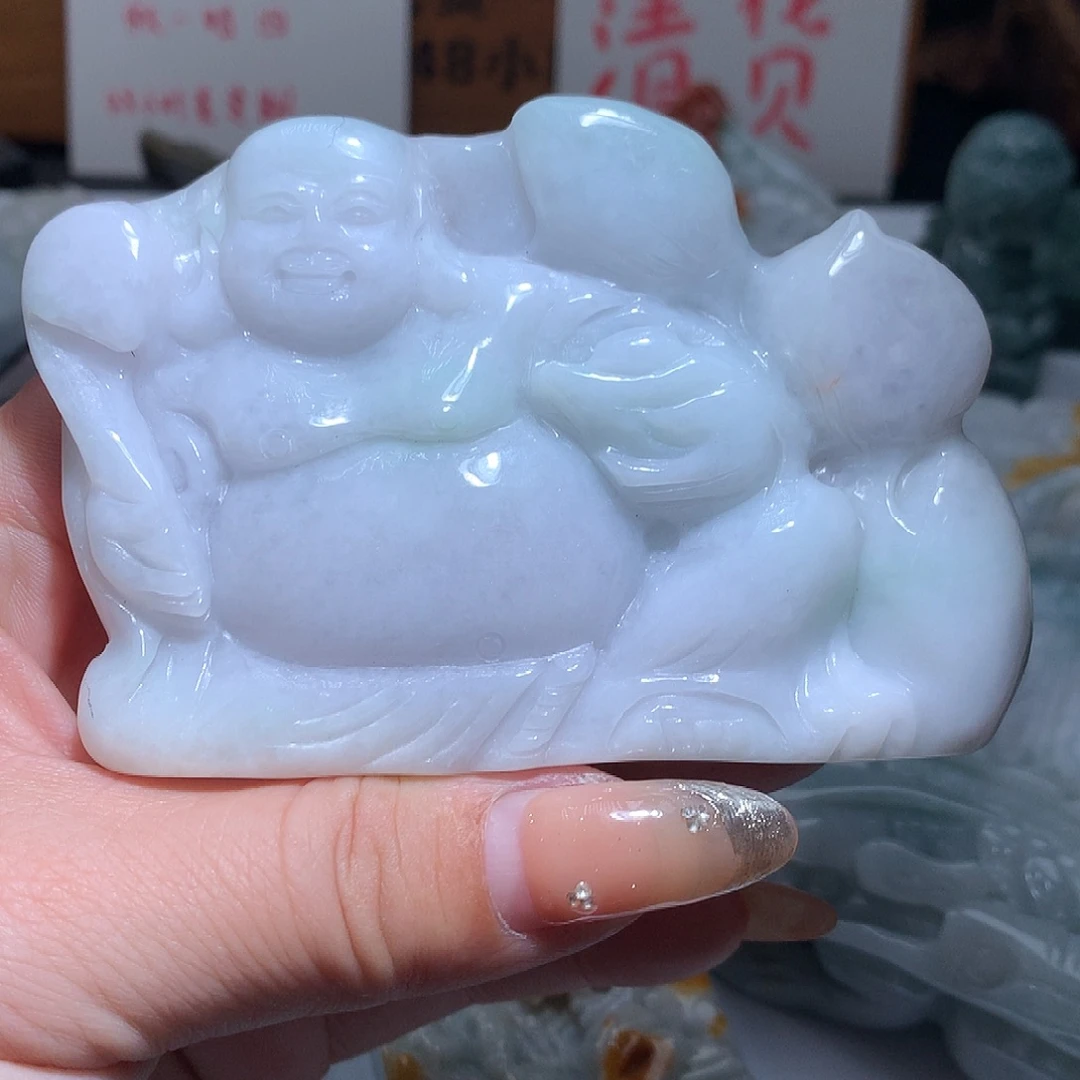 翡翠未镶嵌颈饰保真天然A货翡翠