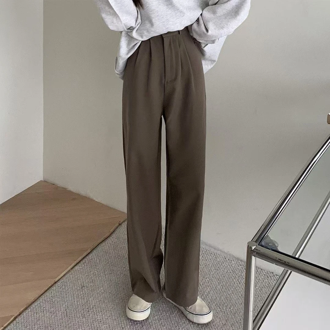 2024冬季新款西装版型显瘦加绒西装裤C516