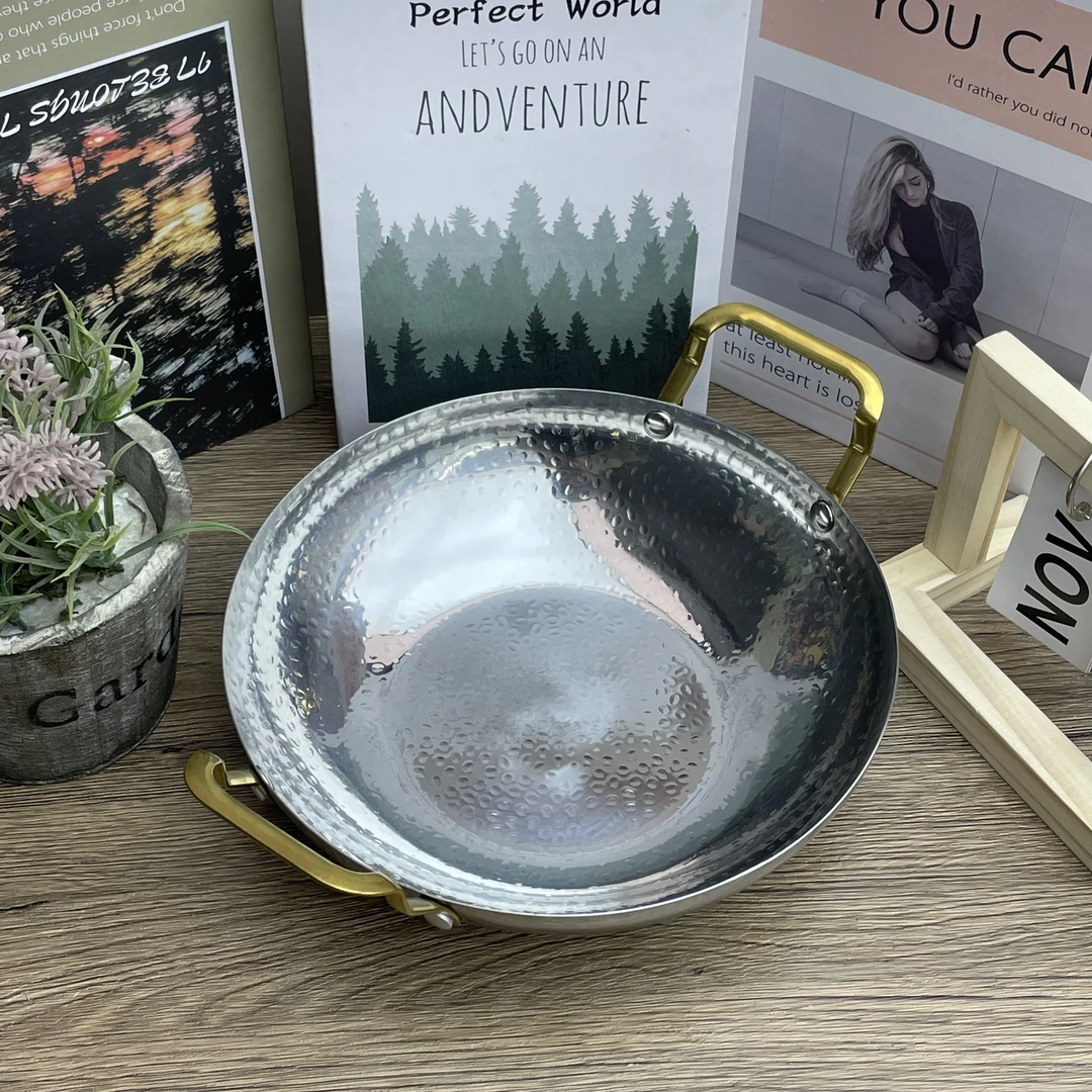 德国品牌锻造不沾双耳小炒锅1个家用厨房必备【汤家限定】