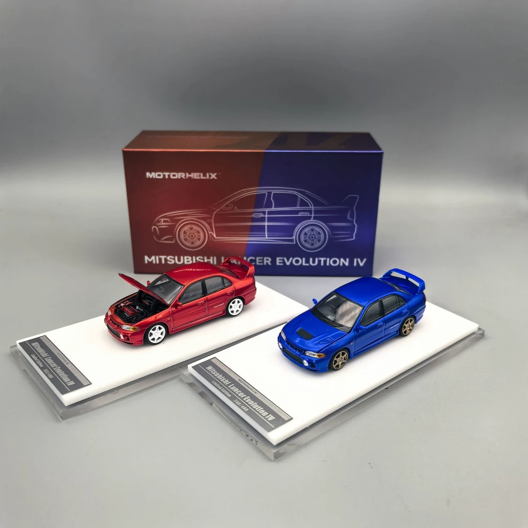 MH 1:64 佛山改装展限定 三菱蓝瑟 EVO4 Evolution IV  合金车模