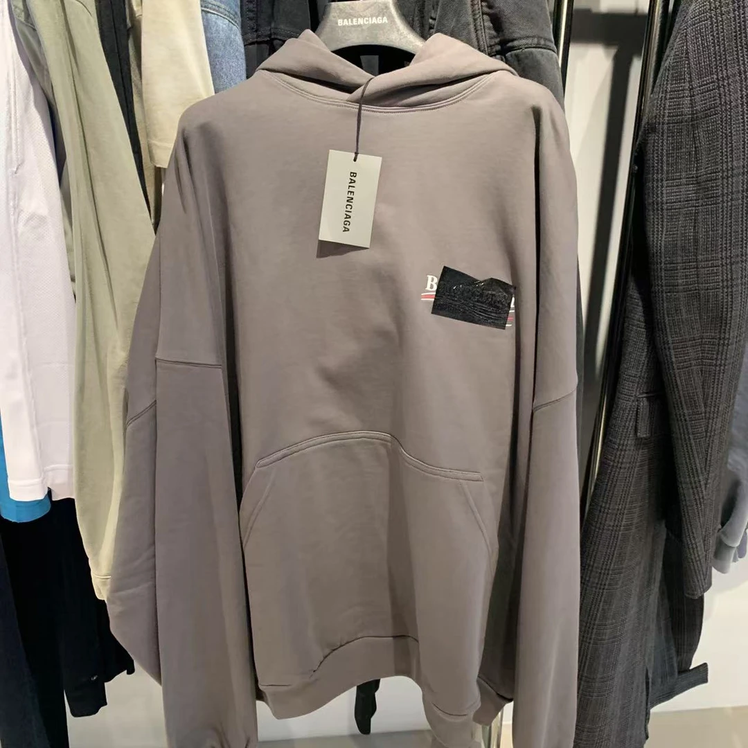 全新未使用 Balenciaga/巴黎世家 奥莱 可乐胶带标卫衣 3-4周到