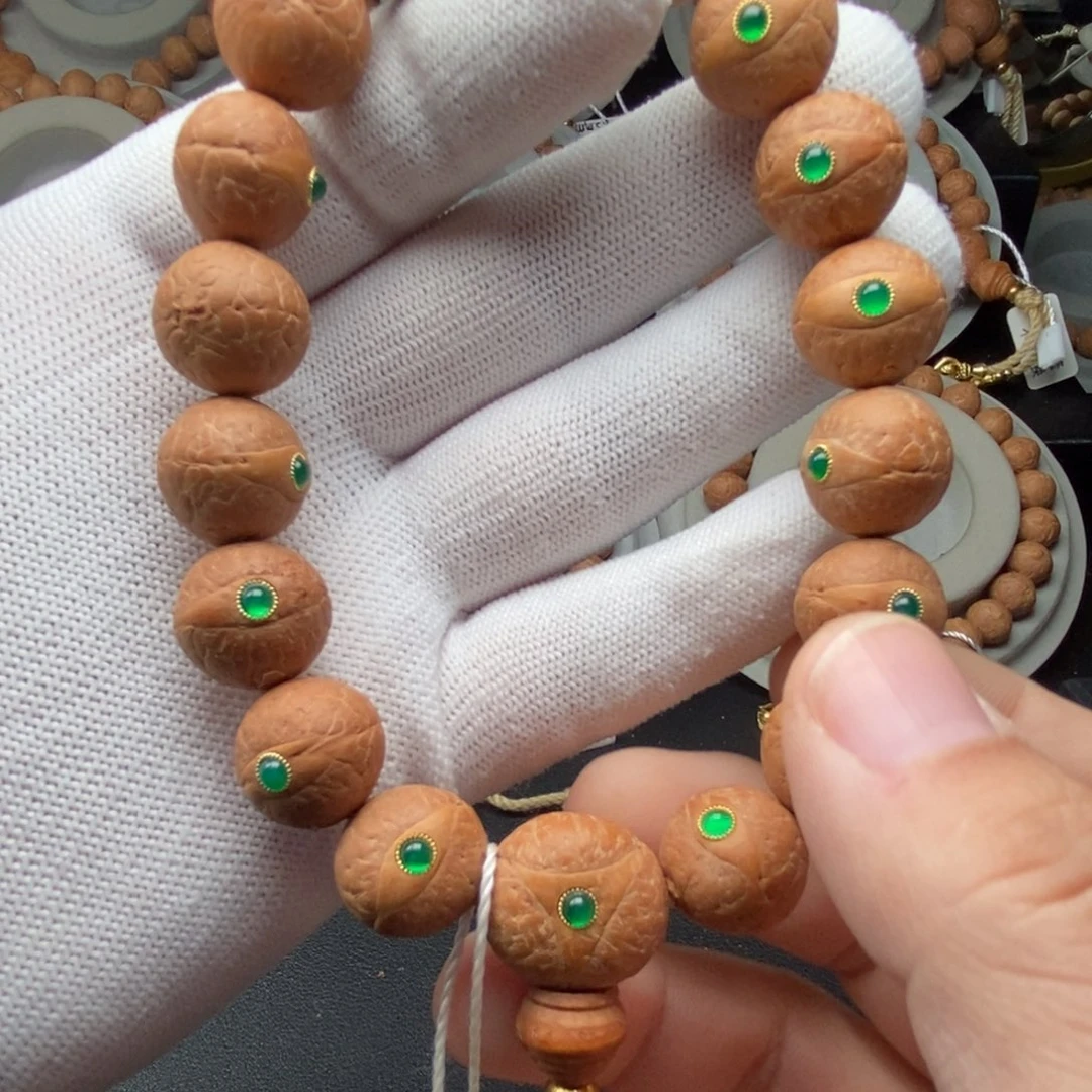 手串凤眼菩提优化宝石15.5mm