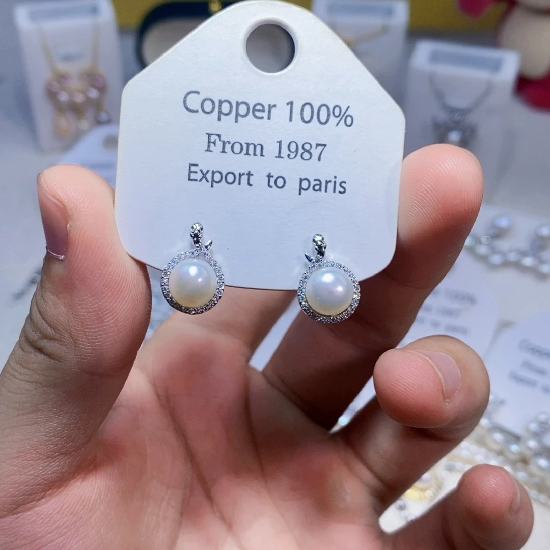 未镶嵌淡水珍珠耳饰