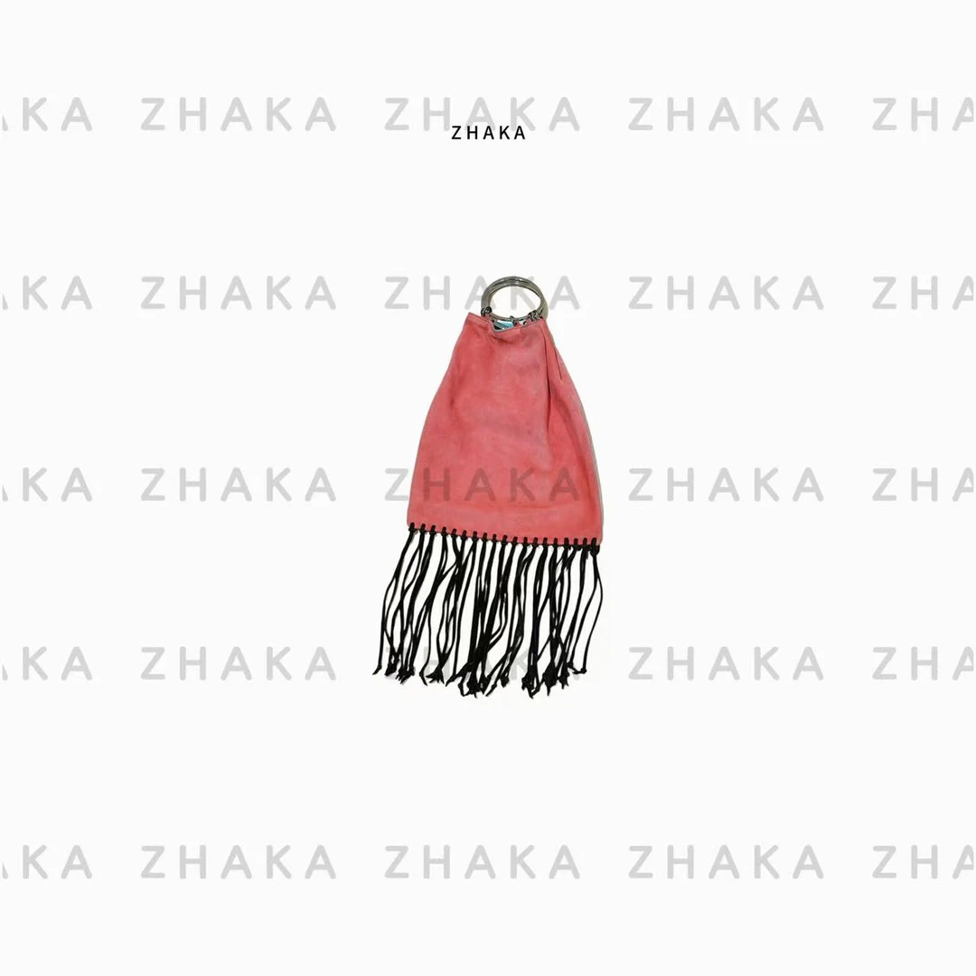 ZHAKA/流苏羊绒手提包zk2580