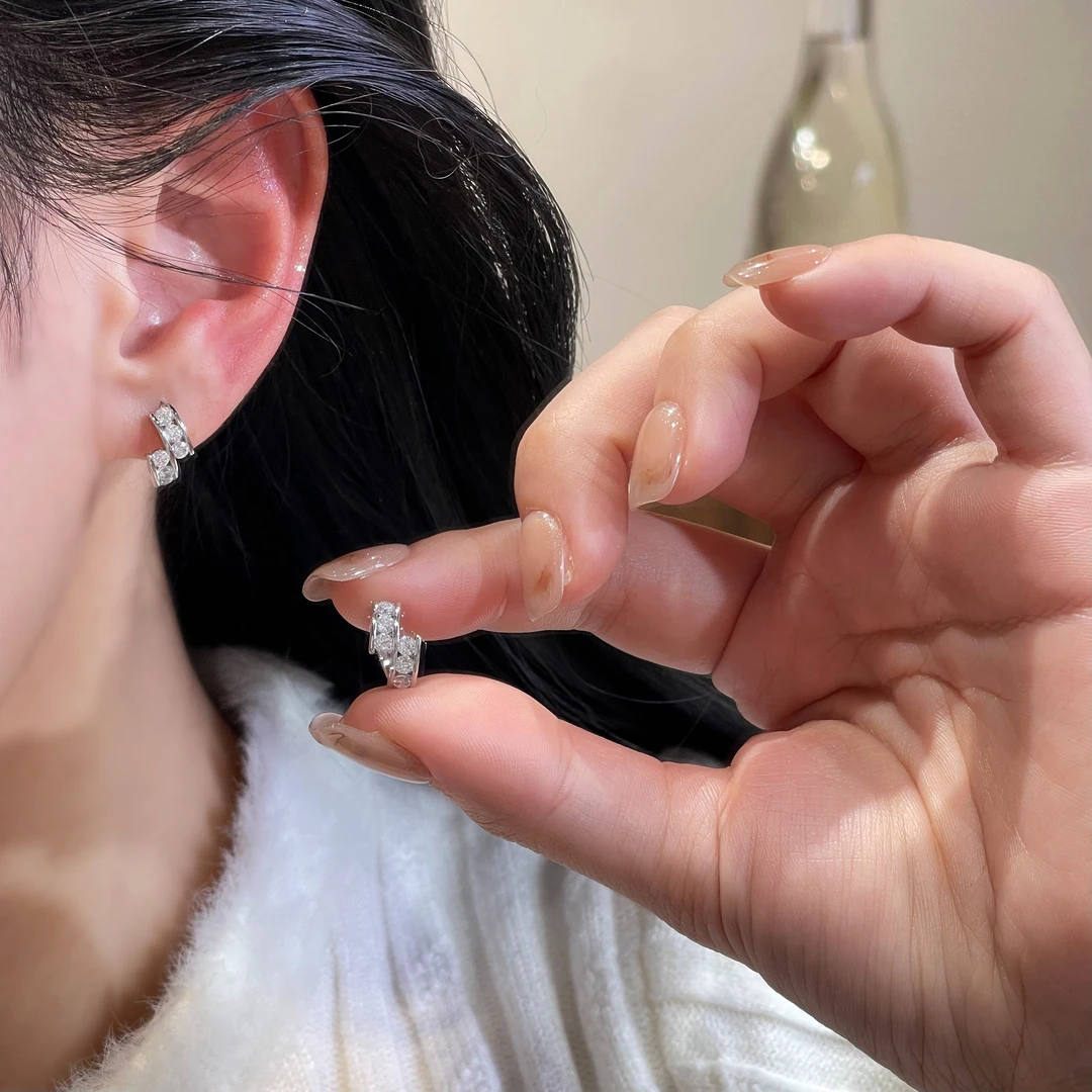 【澄意饰品】简约几何质感耳扣气质轻奢时尚百搭小众个性精致-8365