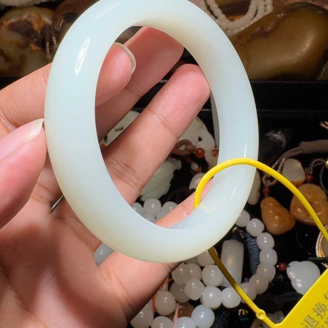 和田玉未镶嵌颈饰平**淡59