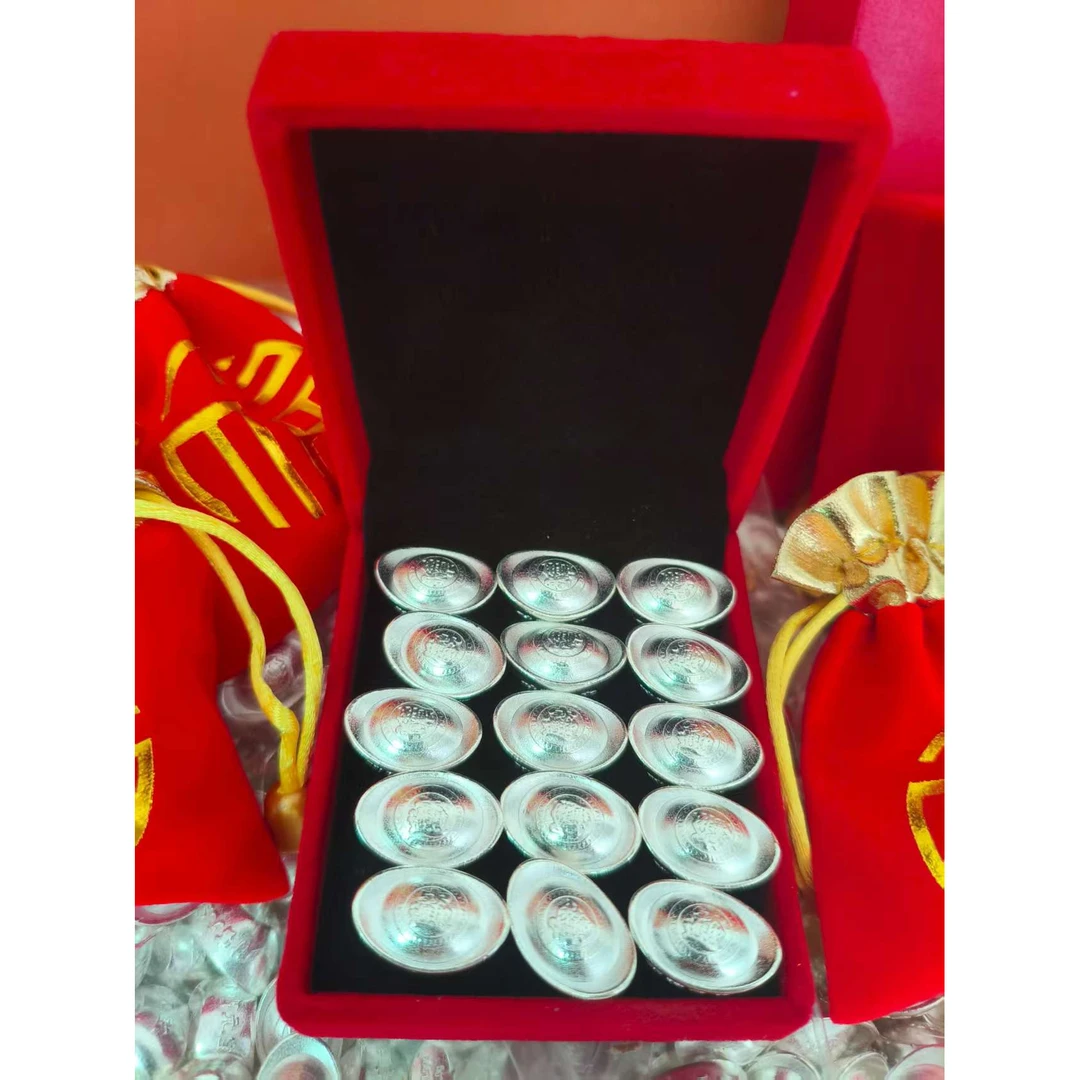 【粉丝福利】实心999招财财富小元宝约10g